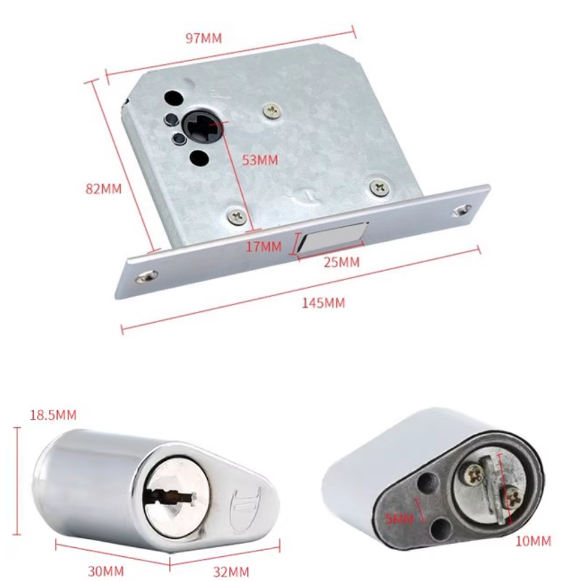 CB-SIS I7 Factory Supplies Door Lock Cheap and Good quality Pipe lock Aisle lock Channel lock Fire door lock