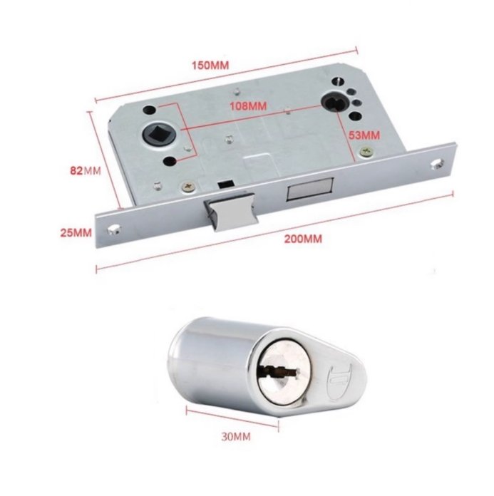 CB-SIA P Factory Supplies Door Lock Cheap and Good quality Pipe lock Aisle lock Channel lock Fire door lock